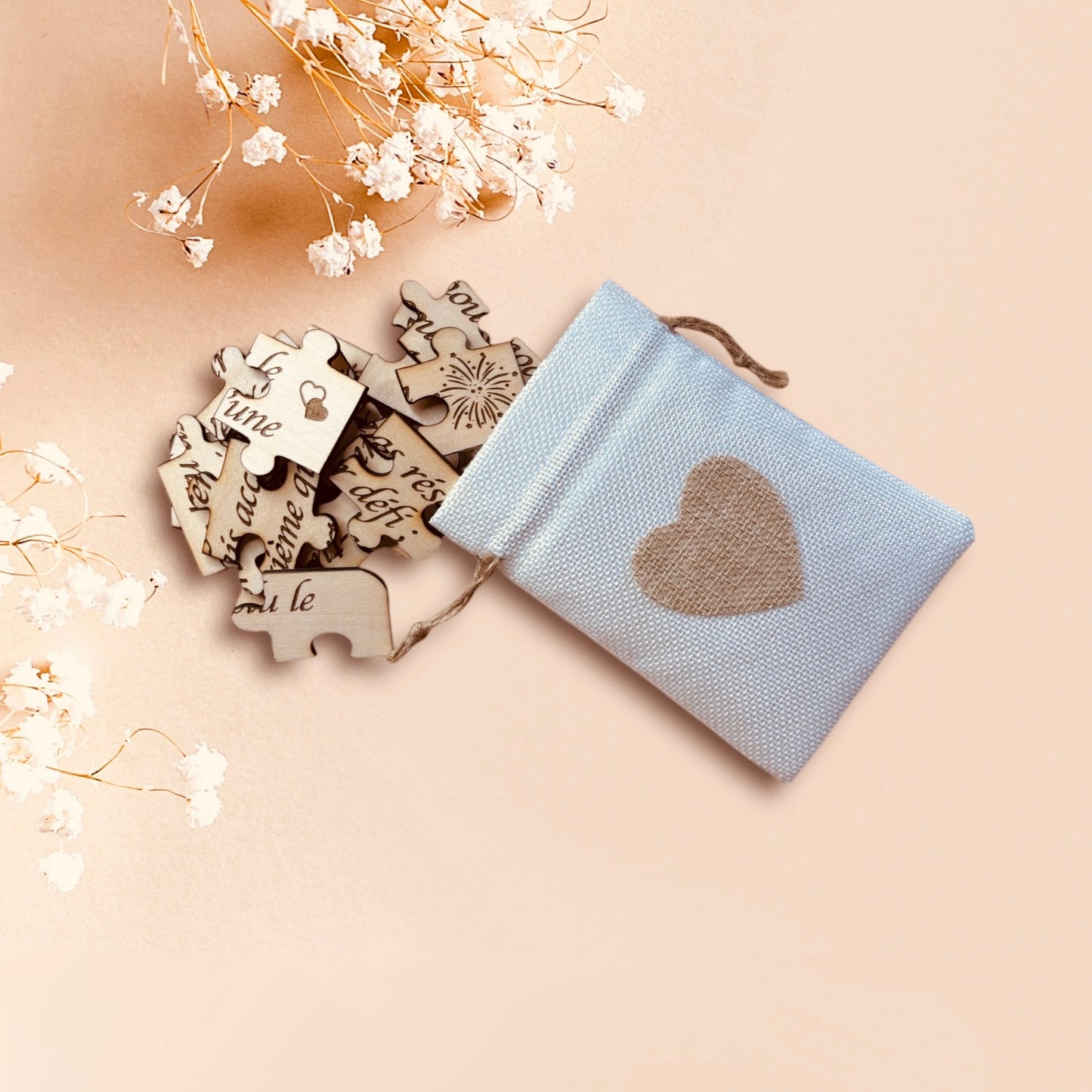 Faire-part puzzle " DEMANDE EN MARIAGE "à